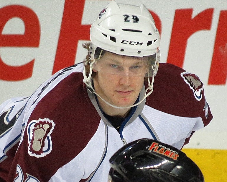 Nathan MacKinnon Colorado Avalanche Youth Player Name & Number T